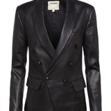 L'AGENCE - Kenzie Leather Blazer