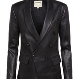 L'AGENCE - Kenzie Leather Blazer
