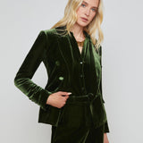 L'AGENCE - Kenzie Velvet Blazer