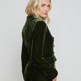 L'AGENCE - Kenzie Velvet Blazer