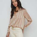 L'AGENCE - Laurent Satin Blouse