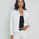L'AGENCE - Janelle Coated Denim Jacket