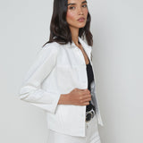 L'AGENCE - Janelle Coated Denim Jacket