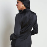 L'AGENCE - Colin Silk Charmeuse Blazer