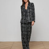 L'AGENCE - Colin Sequined Tweed Blazer