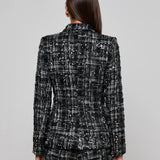 L'AGENCE - Colin Sequined Tweed Blazer