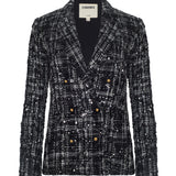 L'AGENCE - Colin Sequined Tweed Blazer