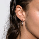 Dorsey - 14K HENRIETTA 3-STONE DROP EARRINGS IN LAB DIAMOND