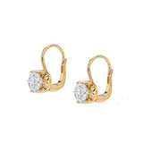 Dorsey - 14K CECILIA EARRINGS IN LAB DIAMOND, 14K YELLOW GOLD