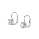 Dorsey - 14K CECILIA EARRINGS IN LAB DIAMOND, 14K WHITE GOLD