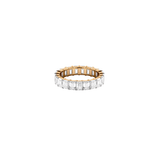 Dorsey - 14K EMERALD CUT ETERNITY BAND IN LAB DIAMOND, 14K YELLOW GOLD