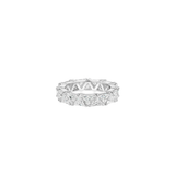 Dorsey - 14K THEODORA TRILLION - CUT ETERNITY BAND IN LAB DIAMOND, 14K WHITE GOLD