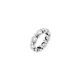 Dorsey - PETITE RHEN ROUND - CUT RING IN MOISSANITE, STERLING SILVER