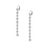 Dorsey - 14K JOSEPHINE RIVIÈRE DROP EARRINGS IN LAB DIAMOND, 14K WHITE GOLD