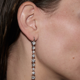 Dorsey - JOSEPHINE RIVIÈRE EARRINGS IN MOISSANITE, STERLING SILVER