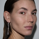 Dorsey - JOSEPHINE RIVIÈRE EARRINGS IN MOISSANITE, GOLD VERMEIL