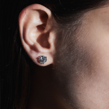 Dorsey - 14K OVERSIZED MARTINI STUD EARRINGS IN LAB DIAMOND, 14K YELLOW GOLD