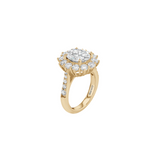 Dorsey - PETITE SPENCER RING IN MOISSANITE, GOLD VERMEIL