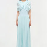 Simkhai - Nancie Draped Jersey Cape Maxi Dress