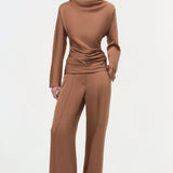 Simkhai - Victoria Draped Satin Top
