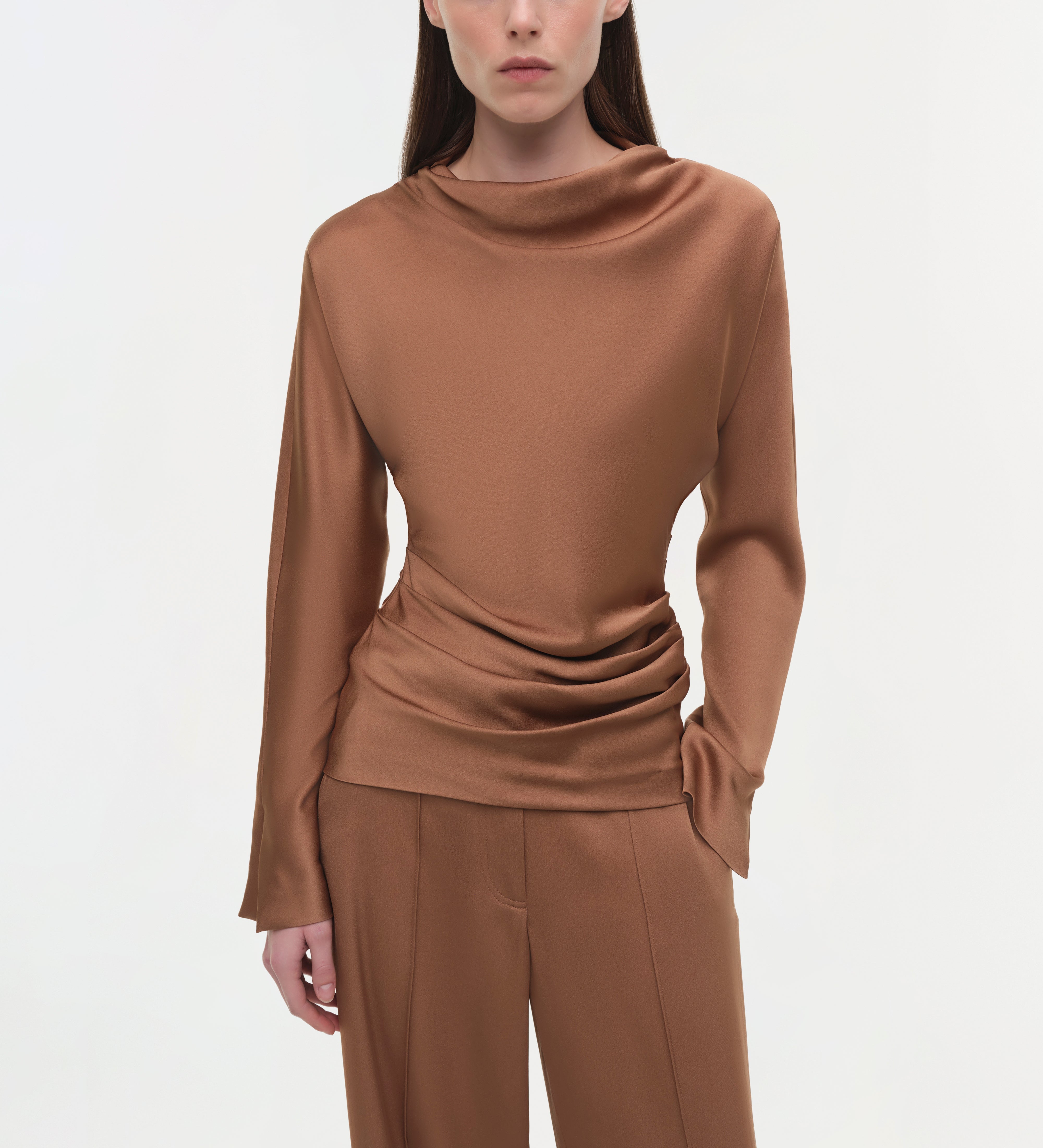 Simkhai - Kyra Satin Wide Leg Pant