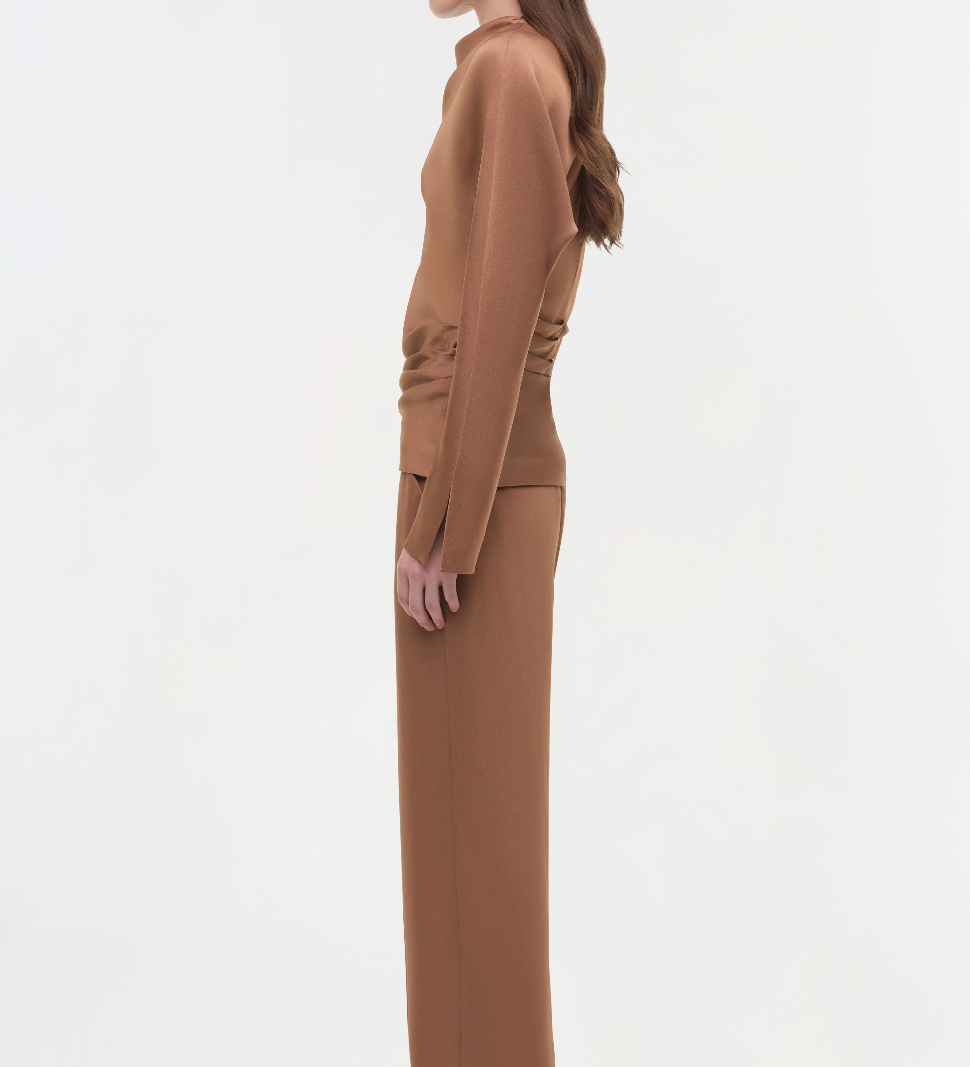 Simkhai - Kyra Satin Wide Leg Pant