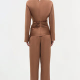Simkhai - Victoria Draped Satin Top