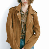 Nili Lotan - EVEL BIKER SUEDE JACKET
