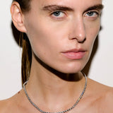 Dorsey - 14K JAMES BEZEL RIVIÈRE NECKLACE IN LAB DIAMOND