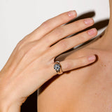 Dorsey - 14K RHYS ROUND-CUT PINKY RING IN LAB DIAMOND