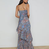 L'AGENCE - Viola Silk Cowl-Neck Gown