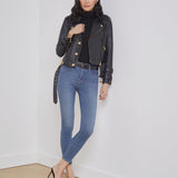 L'AGENCE - Billie Belted Leather Jacket