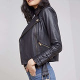 L'AGENCE - Billie Belted Leather Jacket