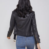 L'AGENCE - Billie Belted Leather Jacket