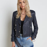L'AGENCE - Billie Belted Leather Jacket