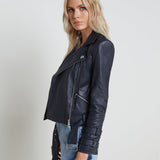 L'AGENCE - Billie Belted Leather Jacket