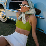 Jennifer Behr x Julia Berolzheimer Neptune Scarf -- Turquoise