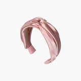 Jennifer Behr - Twist Headband in Silk Satin -- Peony