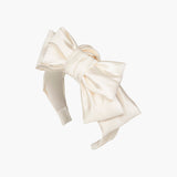 Jennifer Behr - Karmen Bow Headband -- Cream