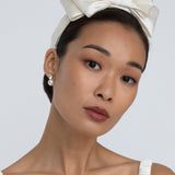 Jennifer Behr - Karmen Bow Headband -- Cream
