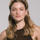 Jennifer Behr - Sabrina Headband -- Cappuccino