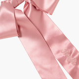 Jennifer Behr - Monogram Adley Satin Bow Barrette -- Peony