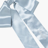 Jennifer Behr - Monogram Adley Satin Bow Barrette -- Powder