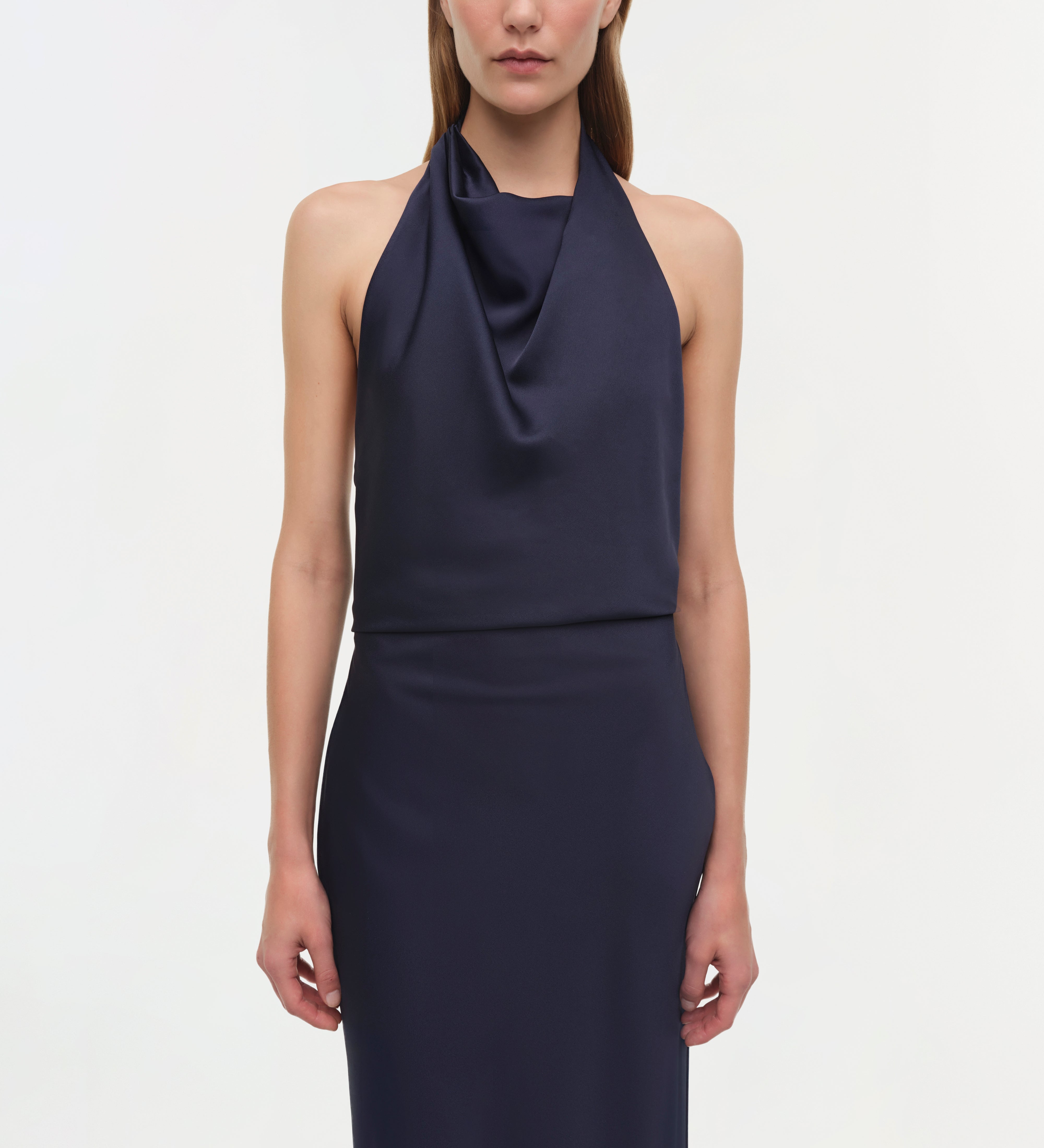 Simkhai - Reannon Draped Satin Gown