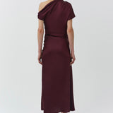 Simkhai - Joanna Off Shoulder Satin Midi Dress