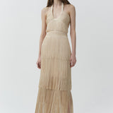 Simkhai - Baldwin Draped Fringe Gown