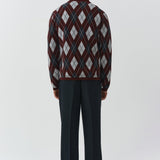 Simkhai - Callum Cashmere Argyle Polo