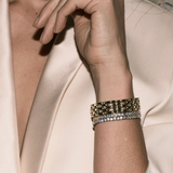 DORSEY PRINCESS-CUT RIVIÈRE BRACELET IN LAB WHITE SAPPHIRE