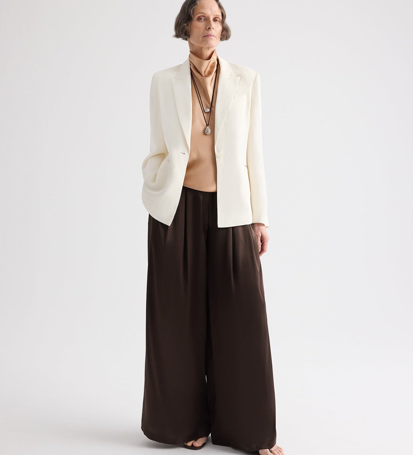 TWP - Boy Blazer in Coated Viscose Linen
