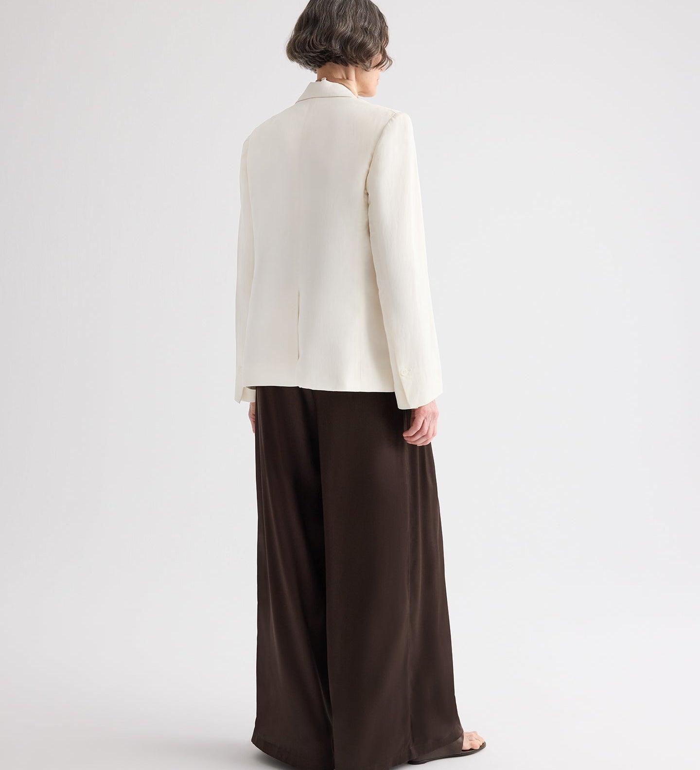 TWP - Boy Blazer in Coated Viscose Linen